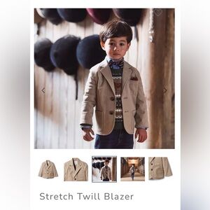 Janie and Jack size 4T Khaki color Blazer and Pants